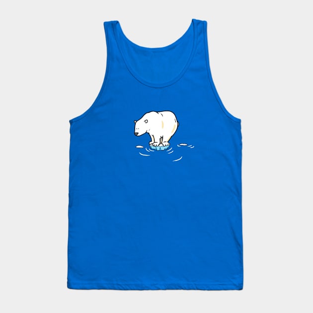 Polar Bear Tank Top by Otterlyalice